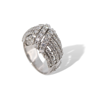 Anello fantasia Recarlo XE050/B in oro 18k e diamanti naturali Donna  - XE050/B